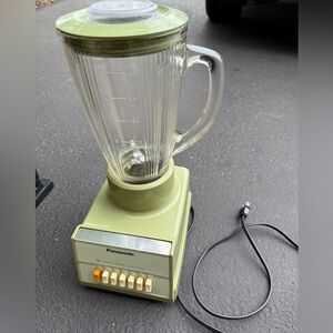 Panasonic MX-280 Blender Green Vintage  MCM Solid State Control 7 Speed Tested